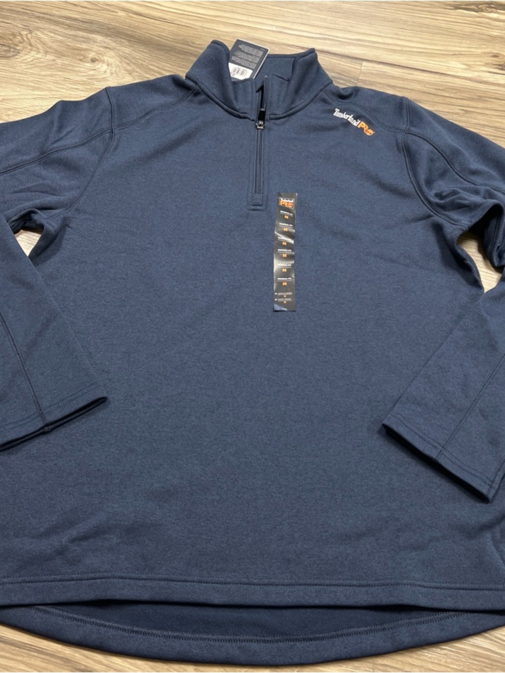 Timberland PRO Understory Quarter-Zip Navy Heather Men's Size Medium A112J NWT